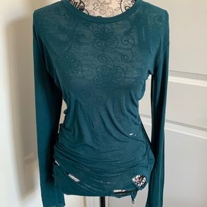 Diesel Deep Teal Punk T-Shirt